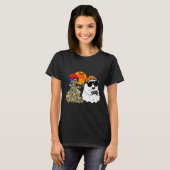 ハロウィーン幽霊ボーイズ子供ゲーム怖いスケルトンGa Tシャツ (正面フル)