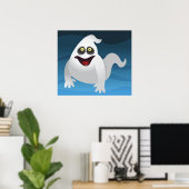 ハロウィーン幽霊ポスター ポスター (ホームオフィス)