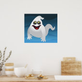 ハロウィーン幽霊ポスター ポスター (キッチン)