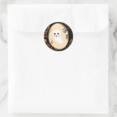 ハロウィーン幽霊ポートレートシール ラウンドシール (バッグ)