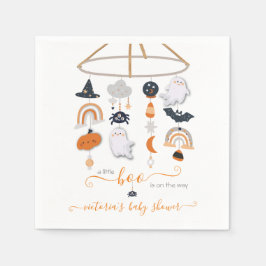 ハロウィーン幽霊モバイルガールシャワーナプキンス スタンダードカクテルナプキン