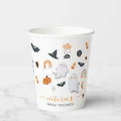 ハロウィーン幽霊モバイルシャワーリトルブー 紙コップ (裏面)