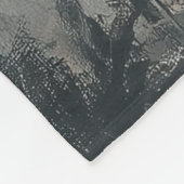 ハロウィーン幽霊ライディングアブラック フリースブランケット (角)