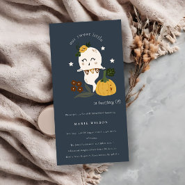 ハロウィーン幽霊リトルブニーエイジ誕生日招待状 サンキューカード