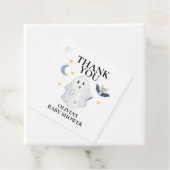 ハロウィーン幽霊リトルブベビーシャワーメッセージカード フェイバータグ (インサイチュ)