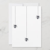 ハロウィーン幽霊リトルブベビーシャワー招待状 招待状 (裏面)