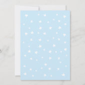 ハロウィーン幽霊リトルボー男不気味子ベイビーシャワー 招待状 (裏面)