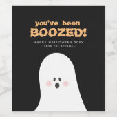 ハロウィーン幽霊ワインラベル ワインラベル (シングルラベル)