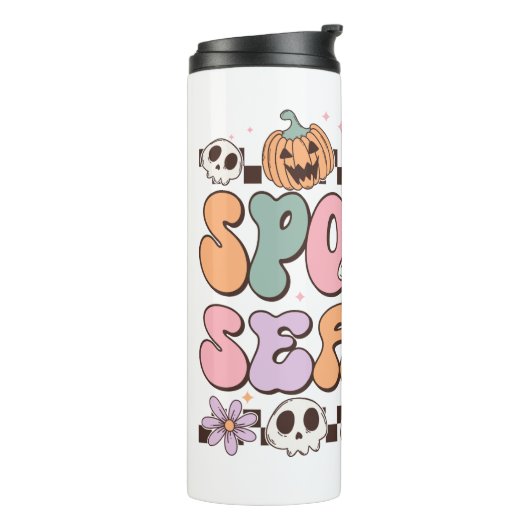 ハロウィーン幽霊不気味シーズン タンブラー (回転左)