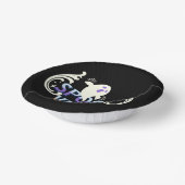 ハロウィーン幽霊不気味ビベスタイポグラフィレタリング ペーパーボウル (傾斜あり)