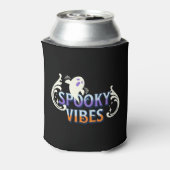 ハロウィーン幽霊不気味ビベスタイポグラフィレタリング 缶クーラー (缶裏面)