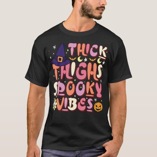 ハロウィーン幽霊厚いもの不気味ビーブシーズン2 Tシャツ (正面)