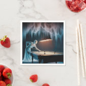 ハロウィーン幽霊姿遊ズプール スタンダードカクテルナプキン (インサイチュ)