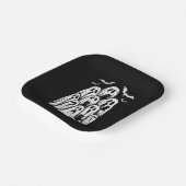 ハロウィーン幽霊猫好き秋シーズン不気味 ペーパープレート (傾斜あり)