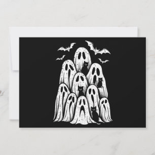 ハロウィーン幽霊猫好き秋シーズン不気味 招待状