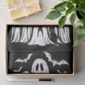 ハロウィーン幽霊猫好き秋シーズン不気味 薄葉紙 (ギフト)