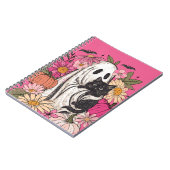 ハロウィーン幽霊猫iPhone / iPadケース ノートブック (左側)