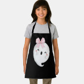 ハロウィーン幽霊白黒 エプロン (インサイチュ)