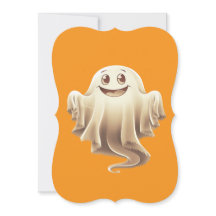 ハロウィーン幽霊笑顔