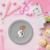 ハロウィーン幽霊紙プレート ペーパープレート (パーティー)