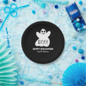 ハロウィーン幽霊紙プレート ペーパープレート (パーティー)