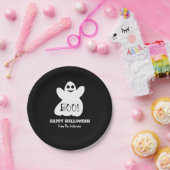 ハロウィーン幽霊紙プレート ペーパープレート (パーティー)