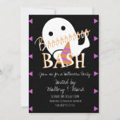 ハロウィーン幽霊衣装パーティの招待状 招待状 (正面)