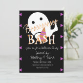ハロウィーン幽霊衣装パーティの招待状 招待状 (スタンド正面)
