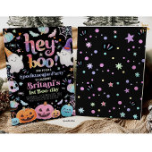 ハロウィーン幽霊誕生日招待状パーティーヘイBOO 招待状