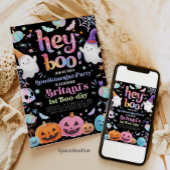 ハロウィーン幽霊誕生日招待状パーティーヘイBOO 招待状