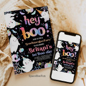 ハロウィーン幽霊誕生日招待状パーティーヘイBOO 招待状