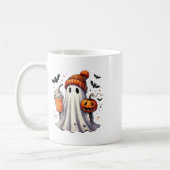 ハロウィーン幽霊飲みコーヒー コーヒーマグカップ (左)