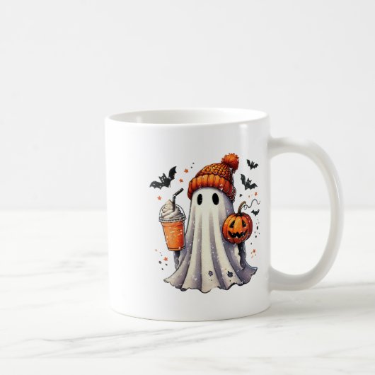 ハロウィーン幽霊飲みコーヒー コーヒーマグカップ (右)