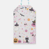 ハロウィーン幽霊1st誕生日パーティー ギフトタグ (裏面)