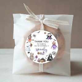 ハロウィーン幽霊1st誕生日パーティー フェイバータグ