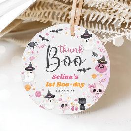 ハロウィーン幽霊1st誕生日パーティー フェイバータグ