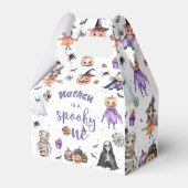 ハロウィーン幽霊1st誕生日パーティー フェイバーボックス (裏面サイド)