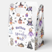 ハロウィーン幽霊1st誕生日パーティー フェイバーボックス (オープン)