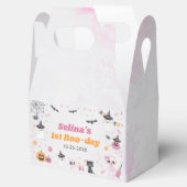 ハロウィーン幽霊1st誕生日パーティー フェイバーボックス (オープン)