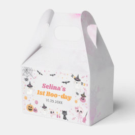 ハロウィーン幽霊1st誕生日パーティー フェイバーボックス