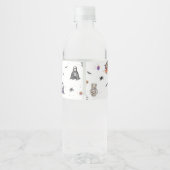 ハロウィーン幽霊1st誕生日パーティー ペットボトルラベル (裏面)