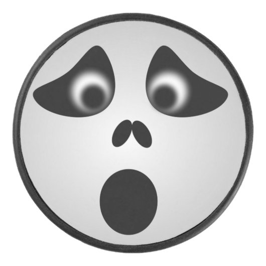 ハロウィーン幽霊 アイスホッケーパック (正面)