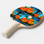 ハロウィーン幽霊、カボチャ、こうもり 卓球ラケット (正面アングル)