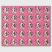 ハロウィーン幽霊 ガーリー ラッピングペーパー (フラット)