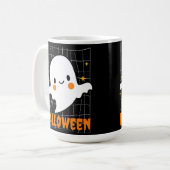 ハロウィーン幽霊 コーヒーマグカップ (正面左)