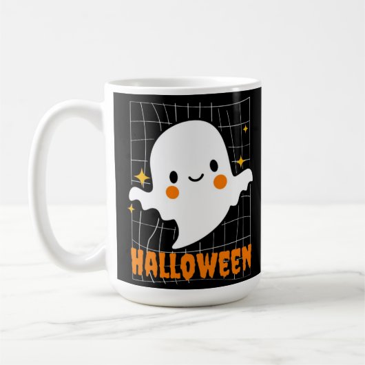 ハロウィーン幽霊 コーヒーマグカップ (左)