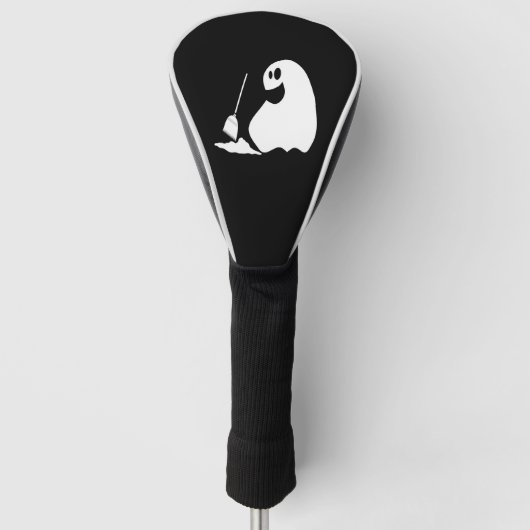 ハロウィーン幽霊 ゴルフヘッドカバー (正面)