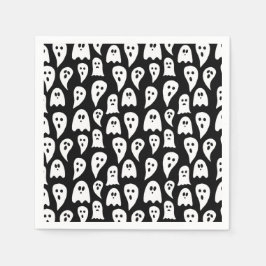 ハロウィーン幽霊 スタンダードカクテルナプキン