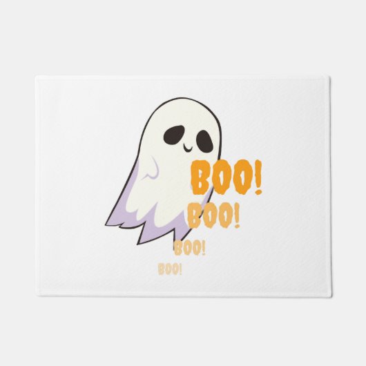 ハロウィーン幽霊 ドアマット (正面)