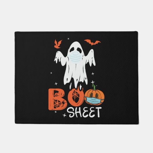 ハロウィーン幽霊 ドアマット (正面)